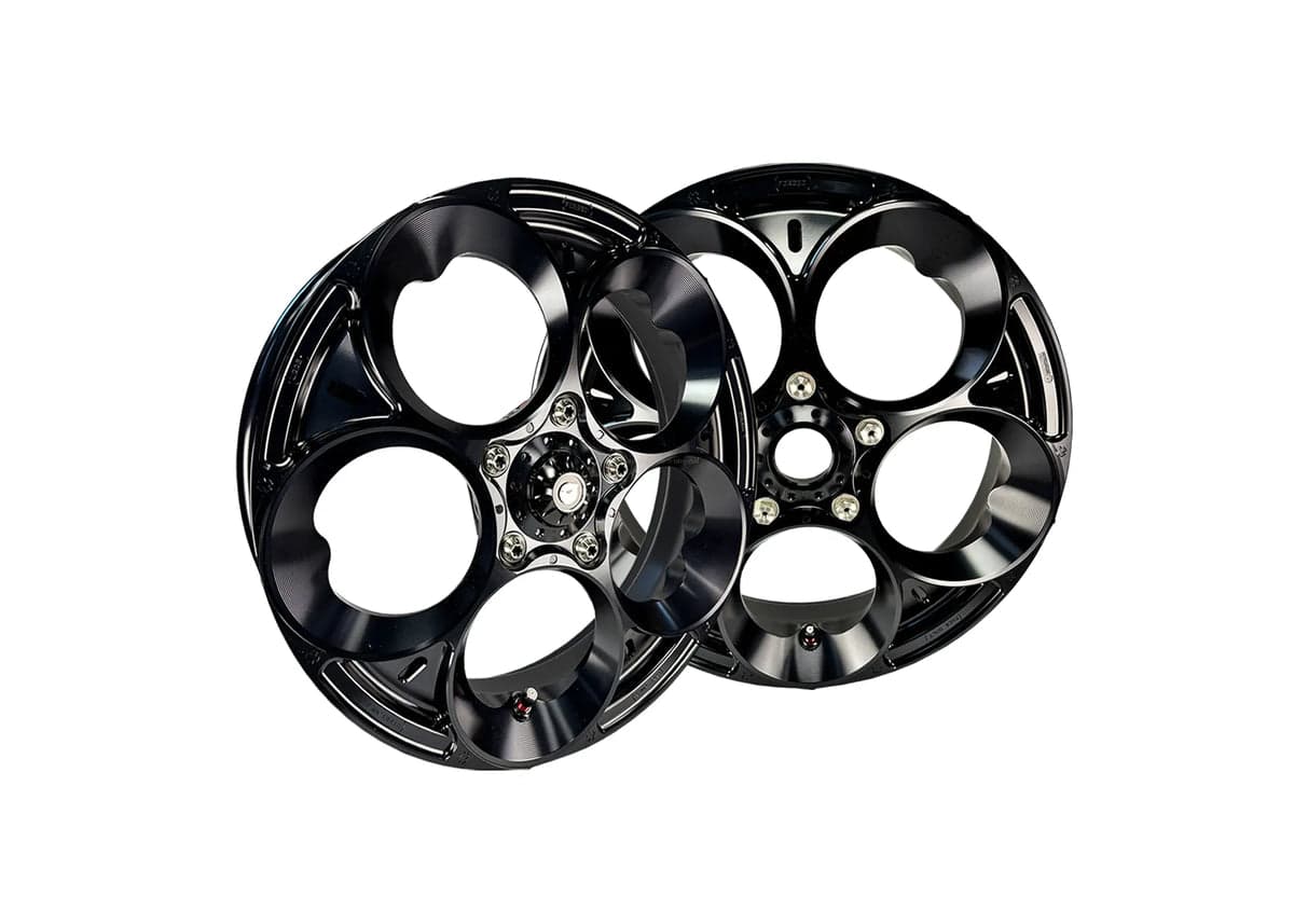Black Marus W225 CNC wheel set